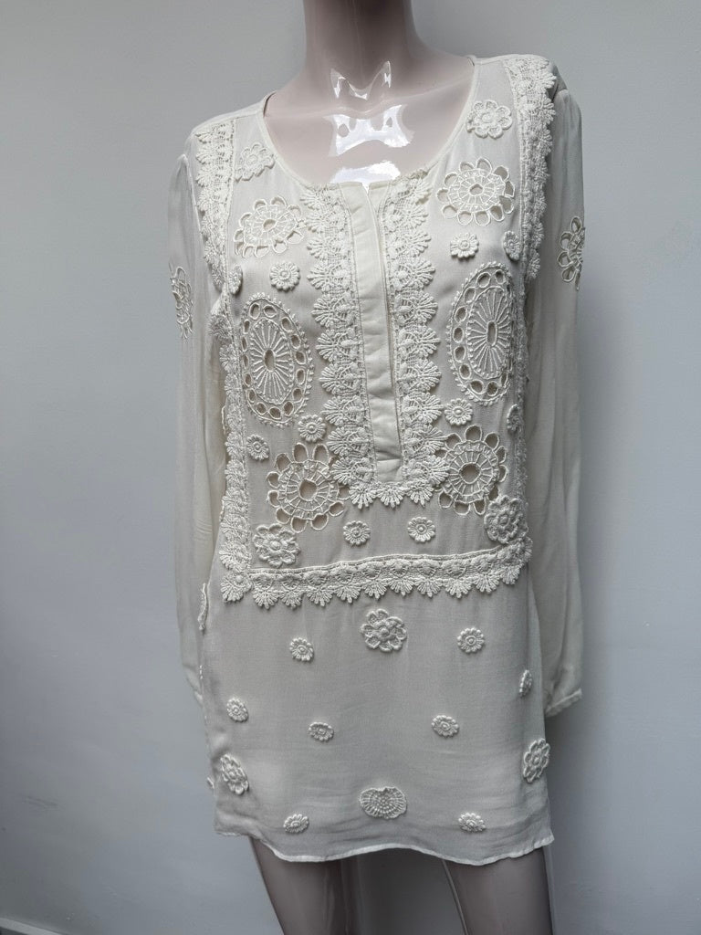 Stroke Blouse maat 38 creme