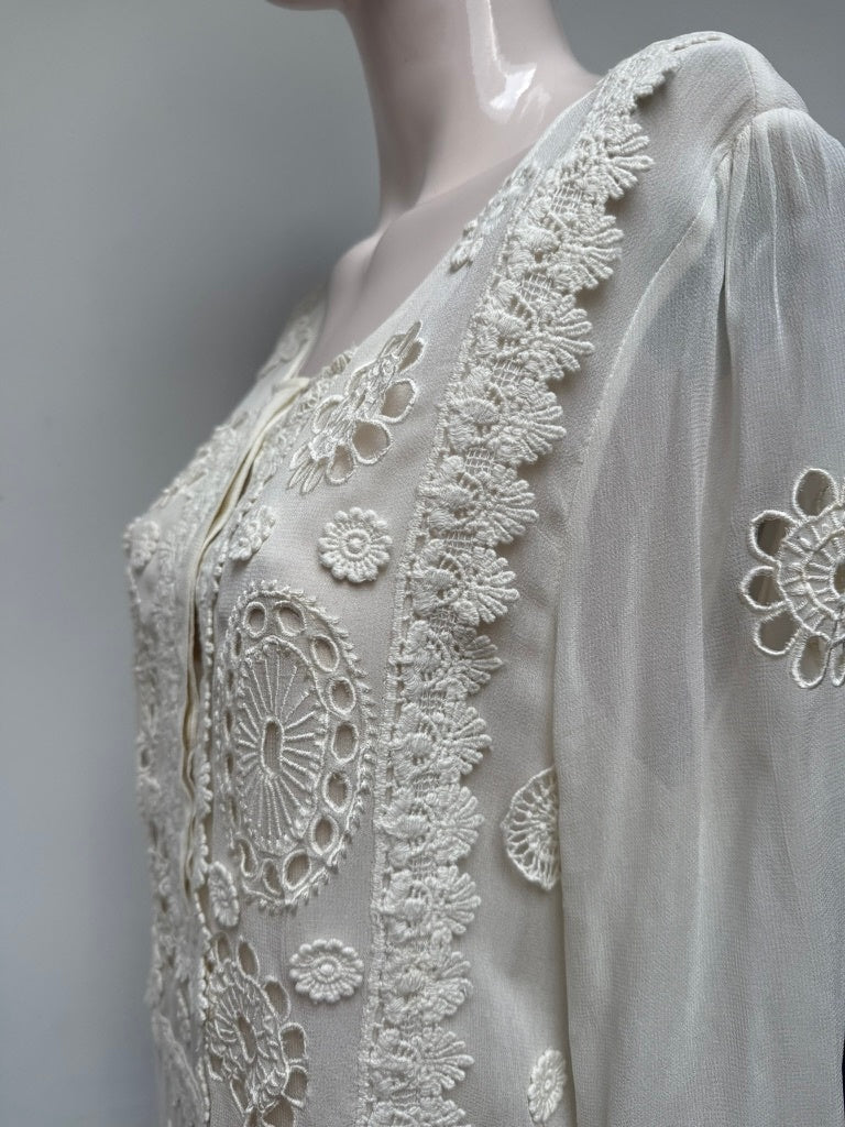 Stroke Blouse maat 38 creme