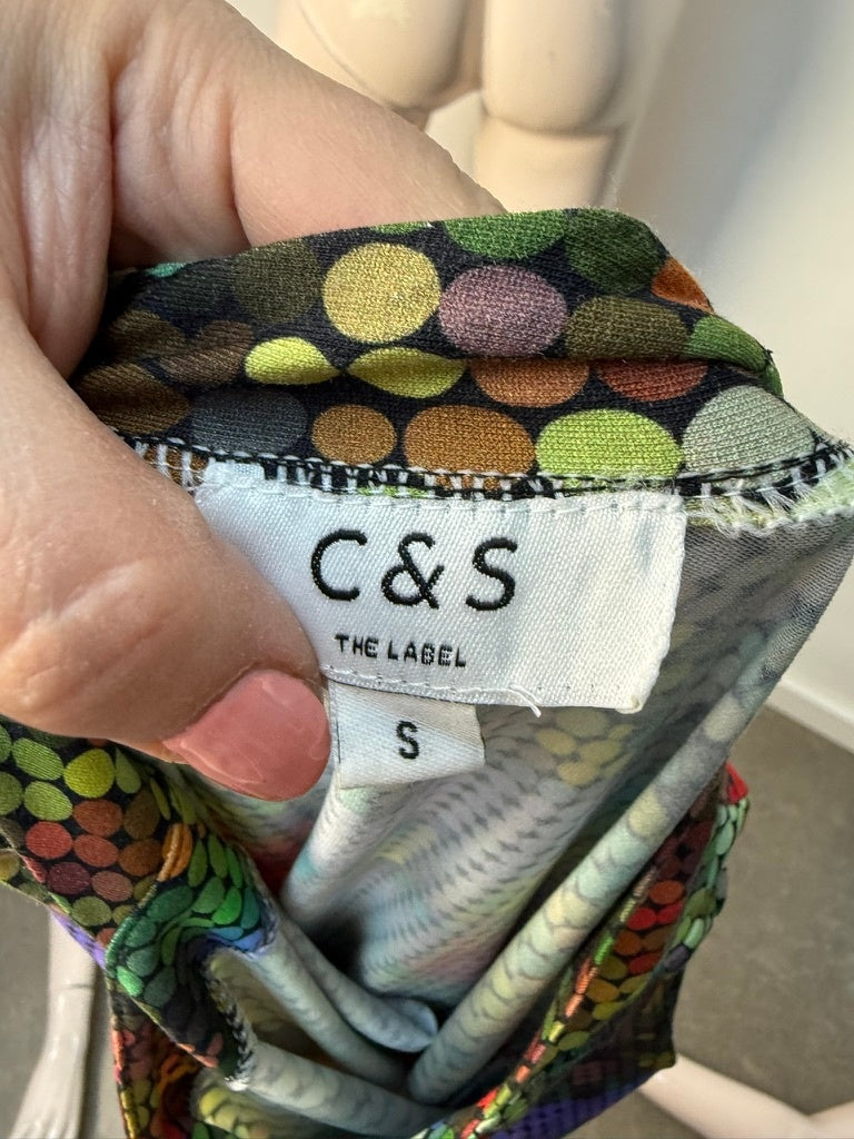 C&S the label Top maat S meerkleurig