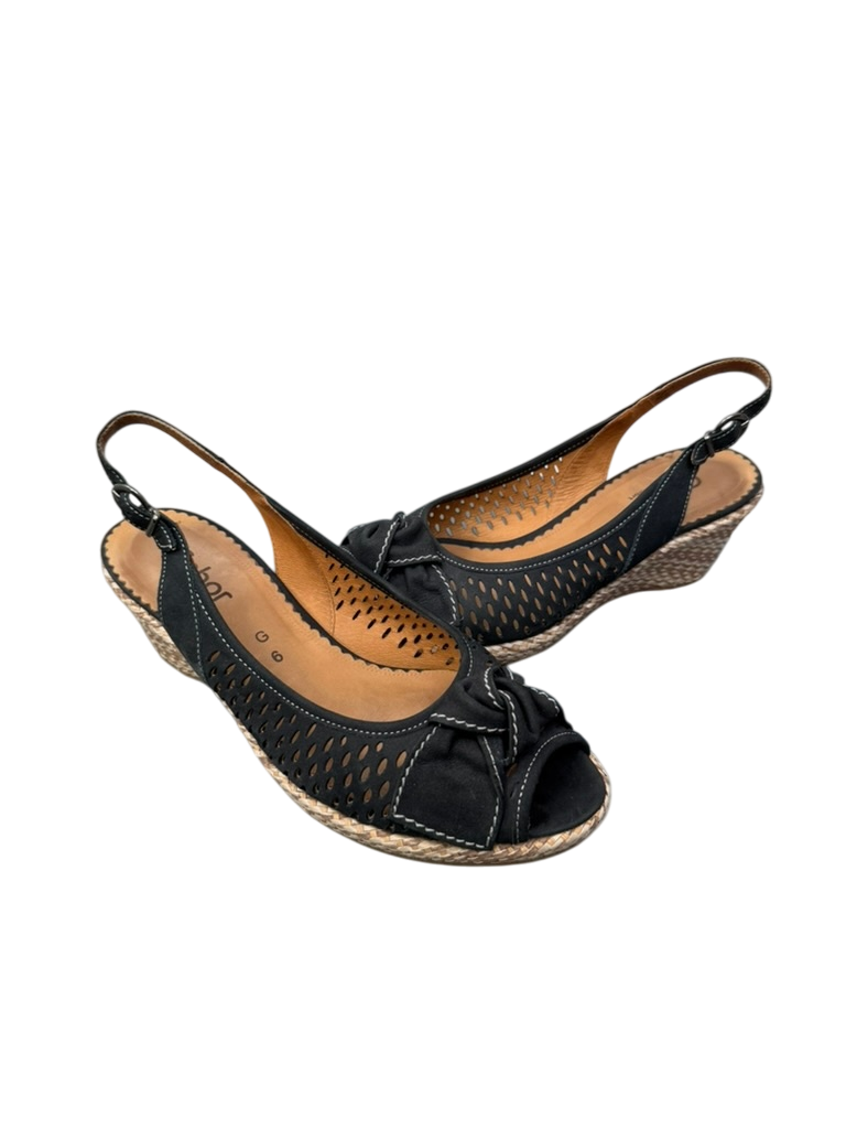 Gabor Sandalen maat 6 donkerblauw