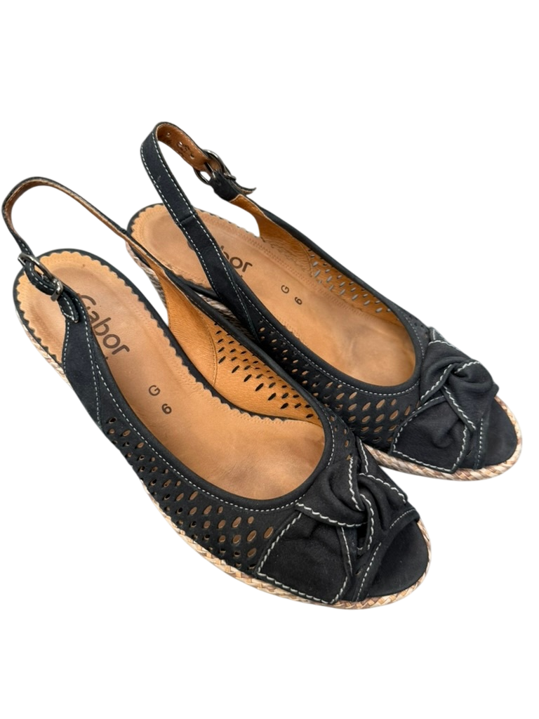 Gabor Sandalen maat 6 donkerblauw
