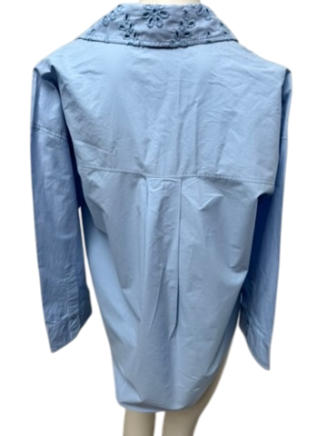 ZARA Blouse maat S blauw