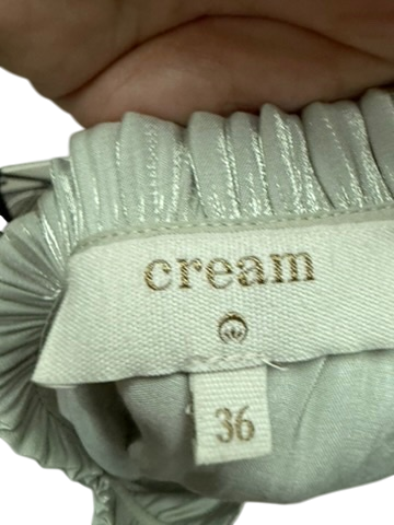 Cream Top maat S Lichtgroen