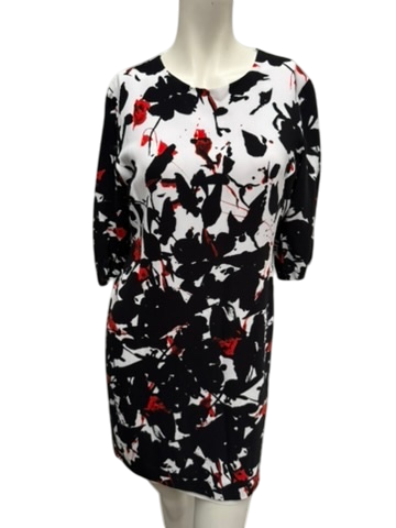Hugo Boss Jurk maat 40 zwart; wit