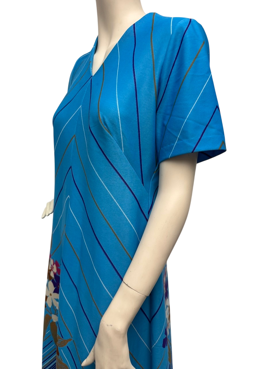 Onbekend Jurk maat 40 Blauw en multicolor