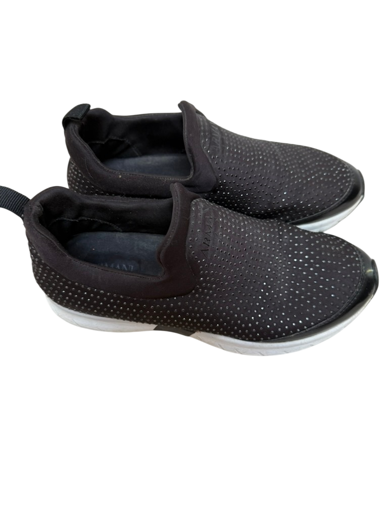 Armani Jeans Sneakers maat 37 Zwart met witte zool