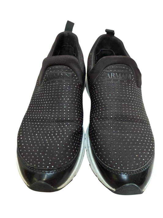 Armani Jeans Sneakers maat 37 Zwart met witte zool