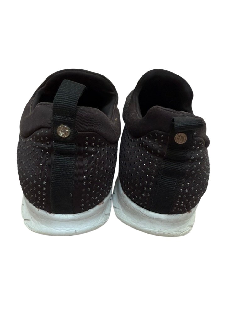 Armani Jeans Sneakers maat 37 Zwart met witte zool