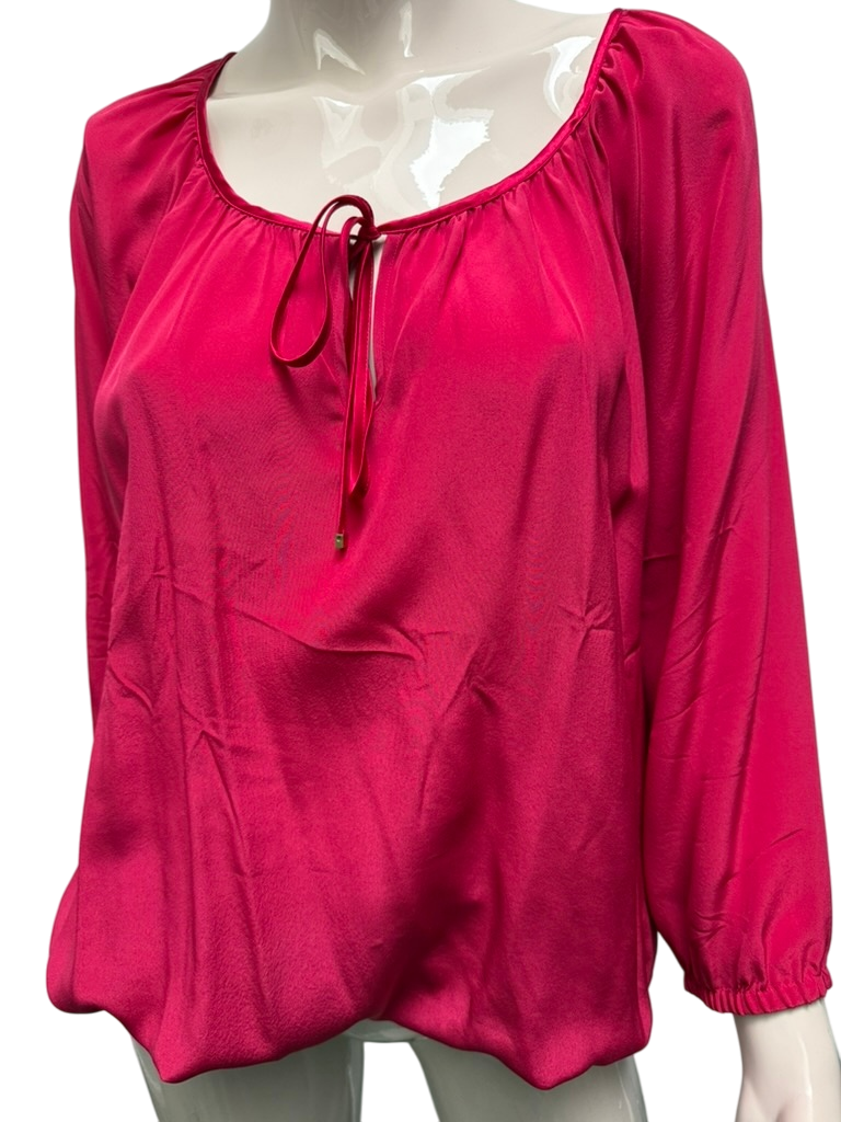 Tommy Hilfiger Blouse zijde maat S roze