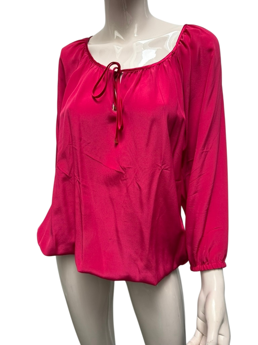 Tommy Hilfiger Blouse zijde maat S roze