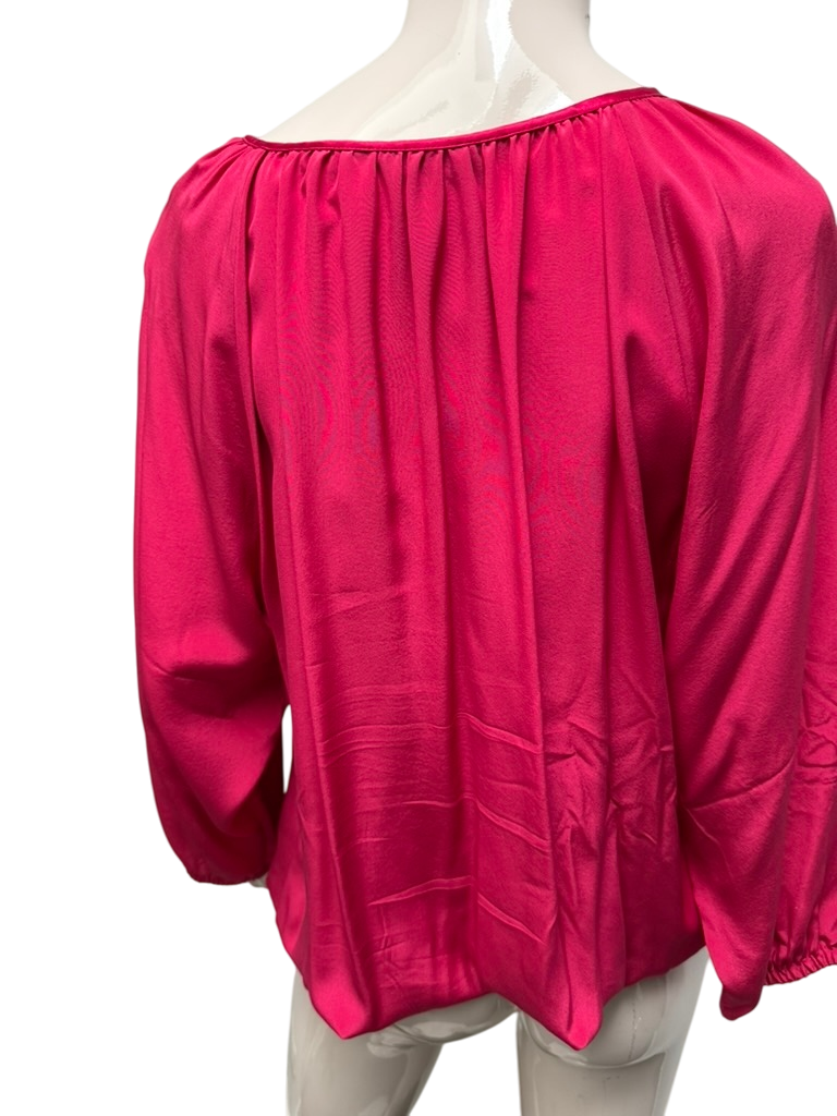 Tommy Hilfiger Blouse zijde maat S roze