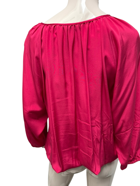 Tommy Hilfiger Blouse zijde maat S roze
