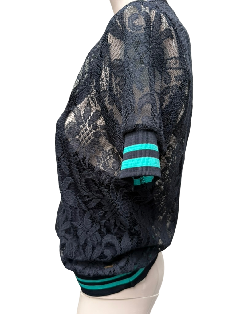 days Blouse maat S donkerblauw