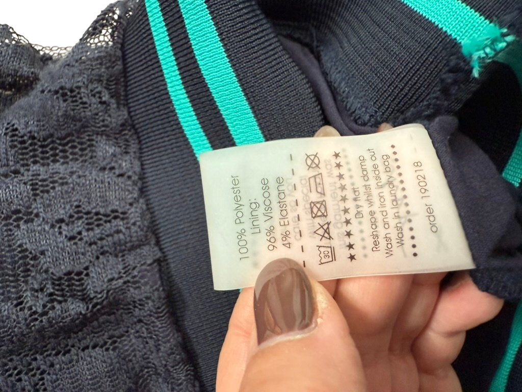 days Blouse maat S donkerblauw