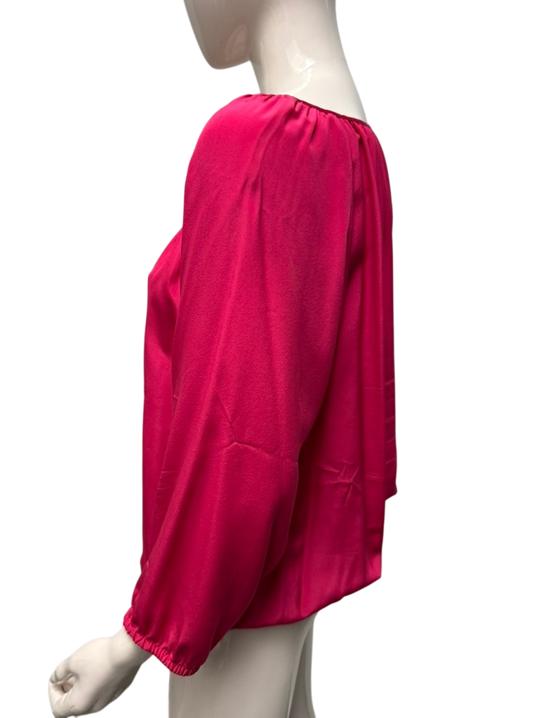 Tommy Hilfiger Blouse zijde maat S roze