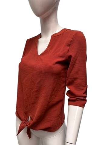 Lola Liza Top maat XS roestbruin