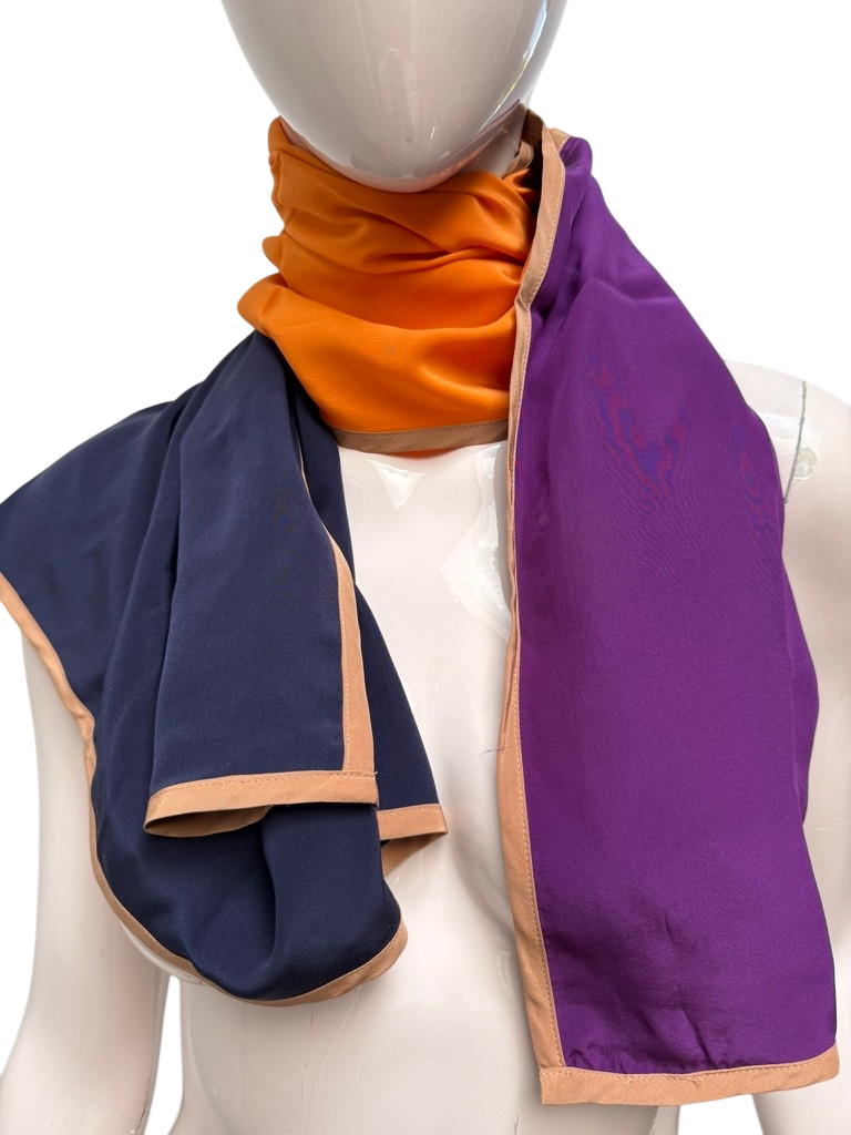 laundry industry Sjaal maat Paars, Oranje, Navy