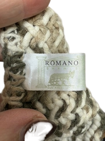 Romano Sjaal maat Beige en bruin