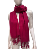 pashmina Sjaal maat Fuchsiaroze
