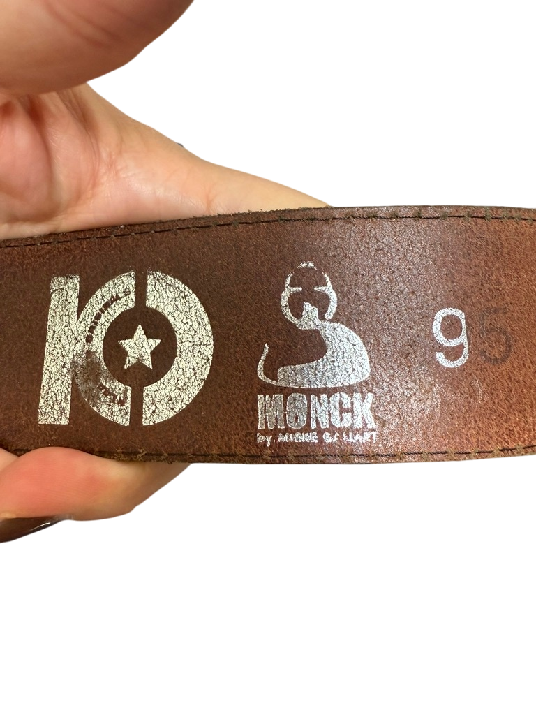 Monck Riem met tasje maat 95 Bruin