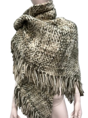 Romano Sjaal maat Beige en bruin