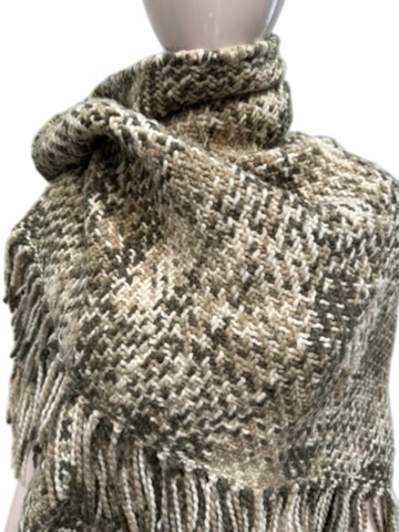Romano Sjaal maat Beige en bruin
