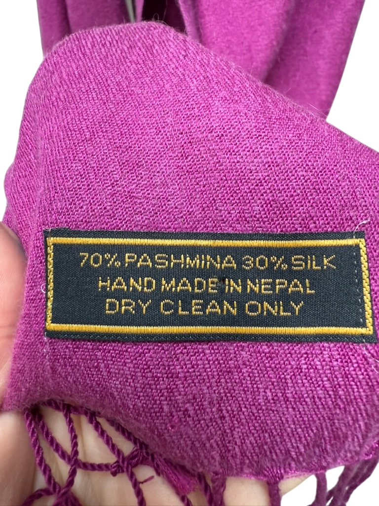 pashmina Sjaal maat paars