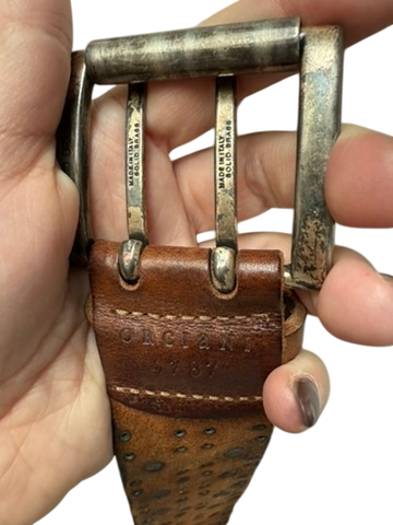 Orciani riem maat 85 cm Bruin