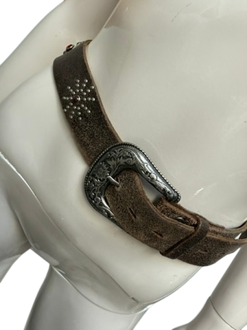 pepe jeans riem maat 80 bruin