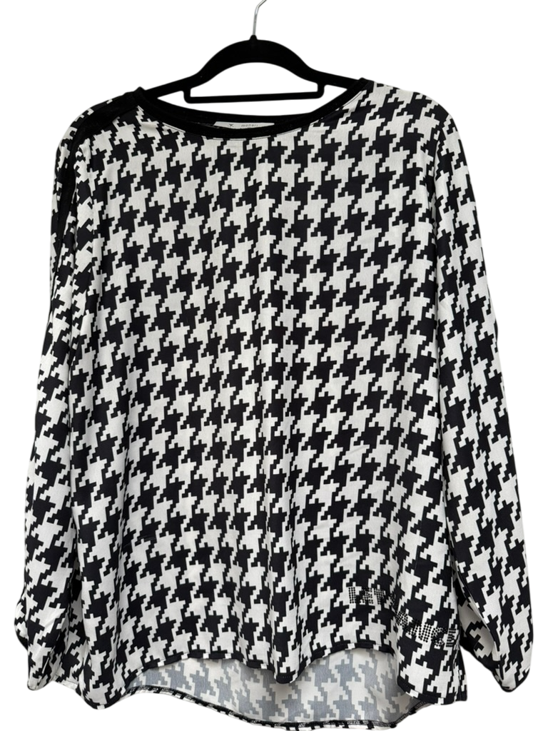 Monari Top maat 42 zwart/wit
