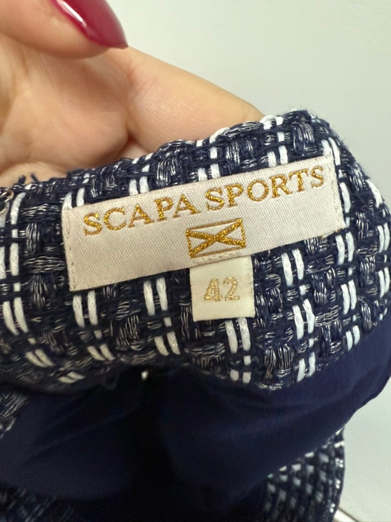 SCAPA SPORTS Rok maat 42 Blauw en wit