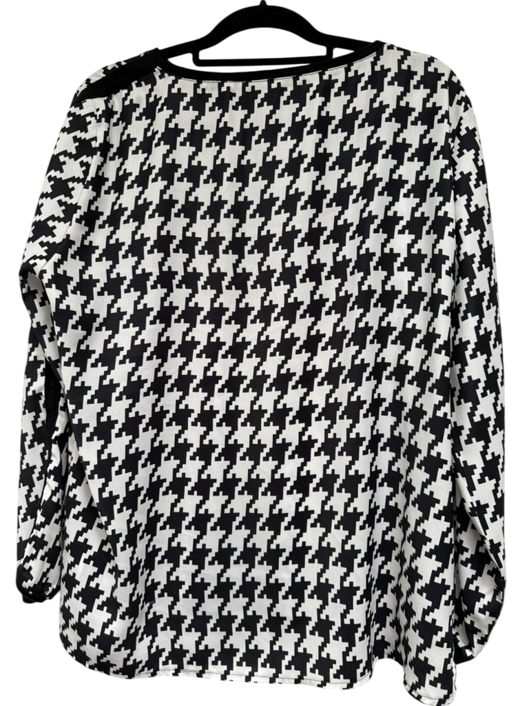 Monari Top maat 42 zwart/wit