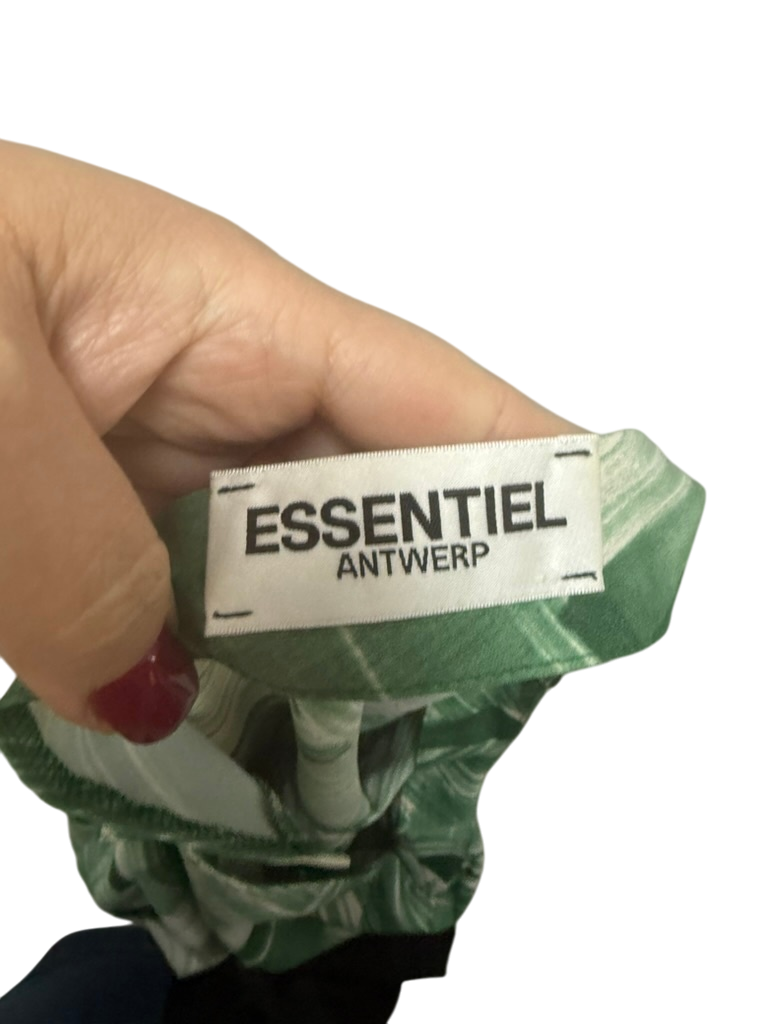 ESSENTIEL ANTWERP Jurk maat 40 groen, wit