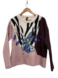 Marc Cain Trui maat L Multicolor (roze, zwart, blauw, groen, crème, bruin)