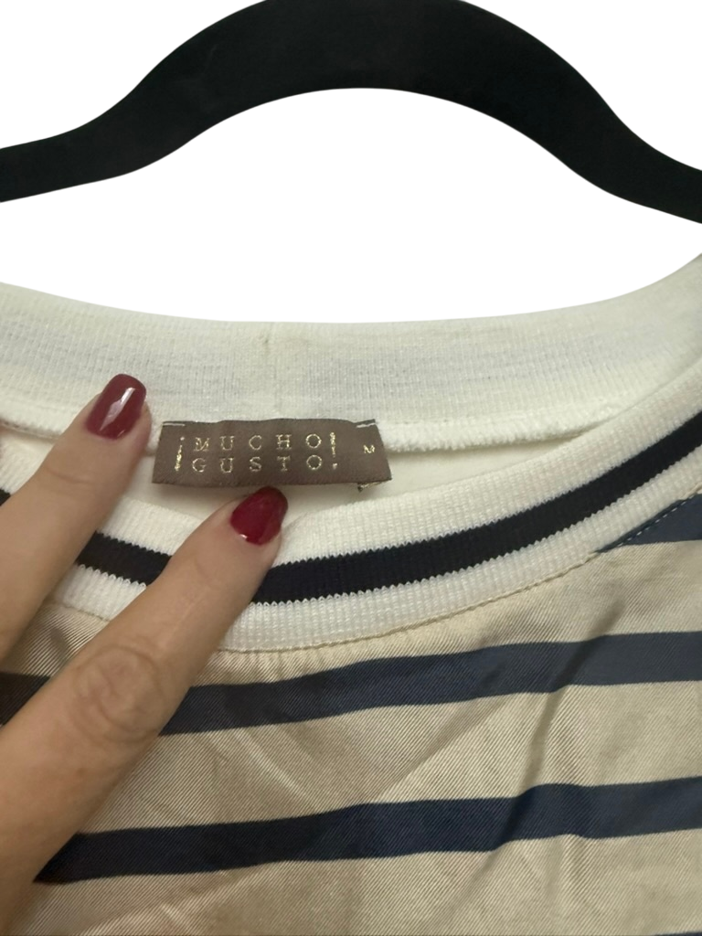 Mucho Gusto T-Shirt maat M beige