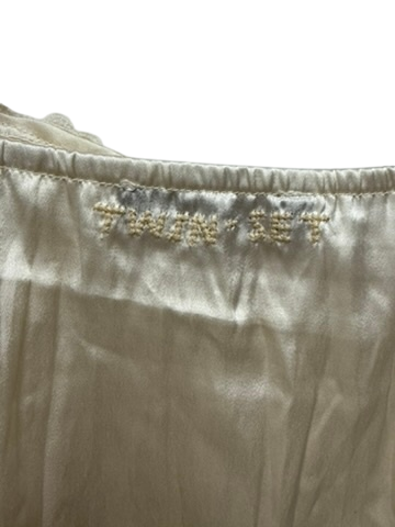 Twinset Simona Barbieri top maat XL Ivoor