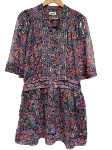 Zadig & Voltaire Jurk maat S Multicolor