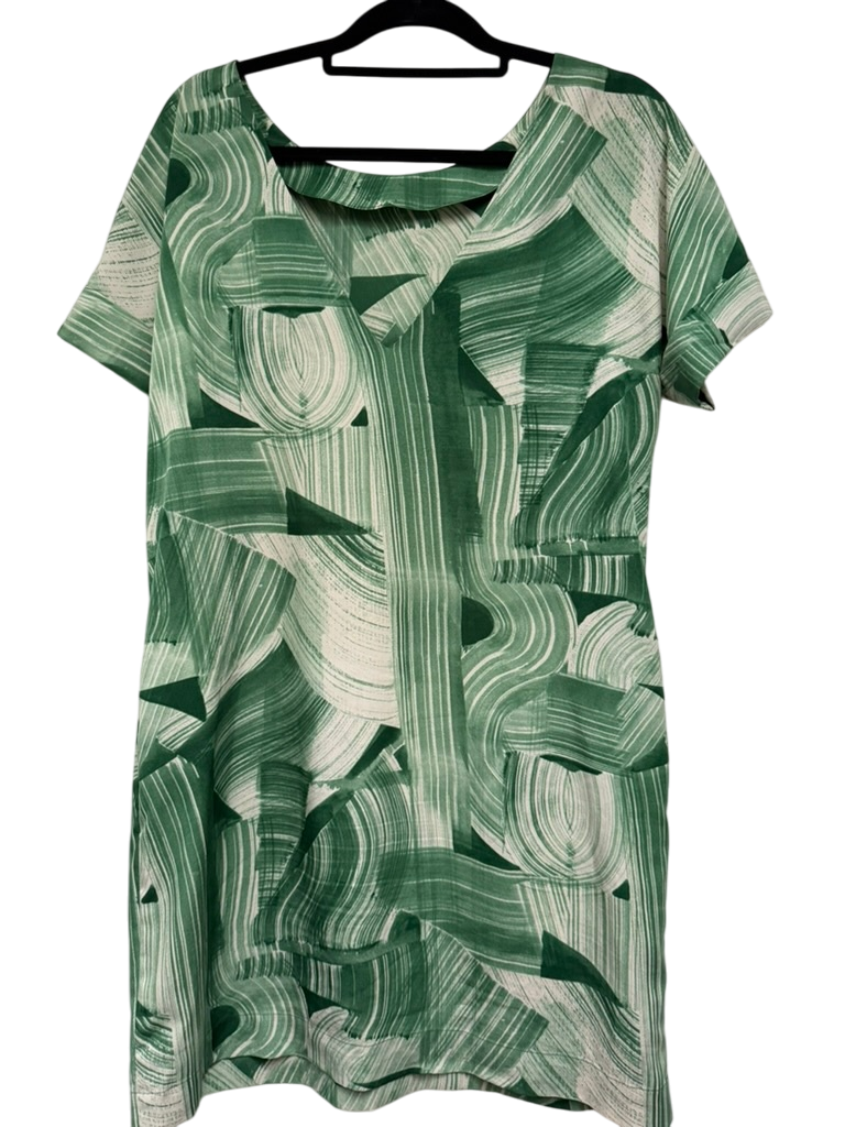 ESSENTIEL ANTWERP Jurk maat 40 groen, wit
