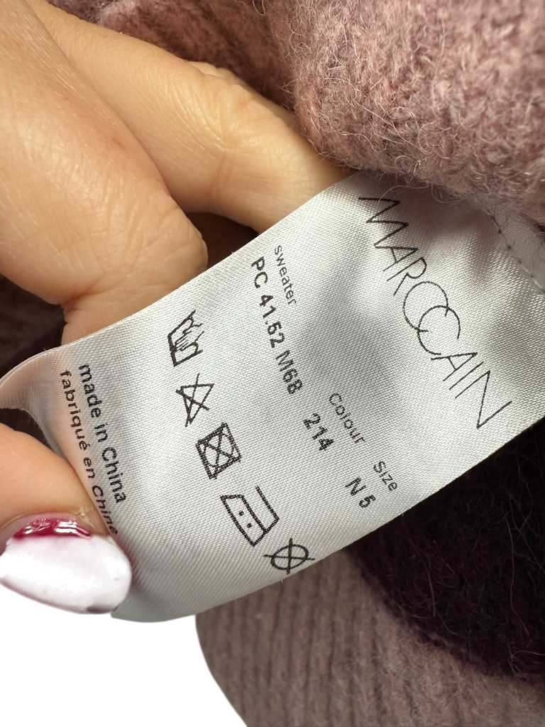 Marc Cain Trui maat L Multicolor (roze, zwart, blauw, groen, crème, bruin)