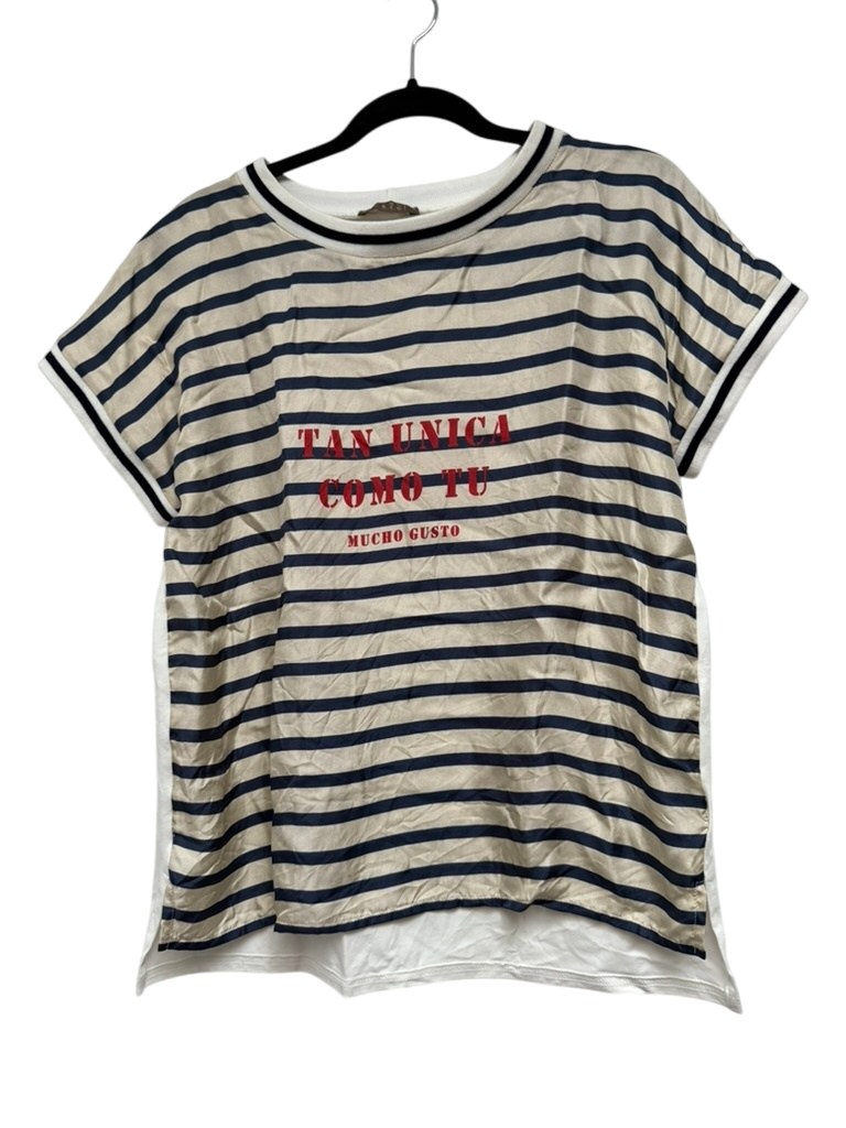 Mucho Gusto T-Shirt maat M beige