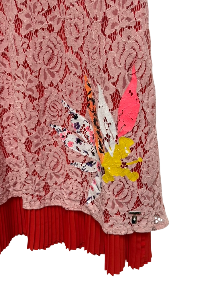 Sportalm Jurk maat 34 Roze en rood