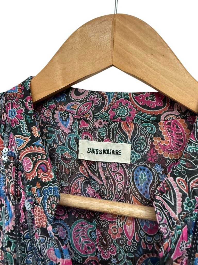 Zadig & Voltaire Jurk maat S Multicolor