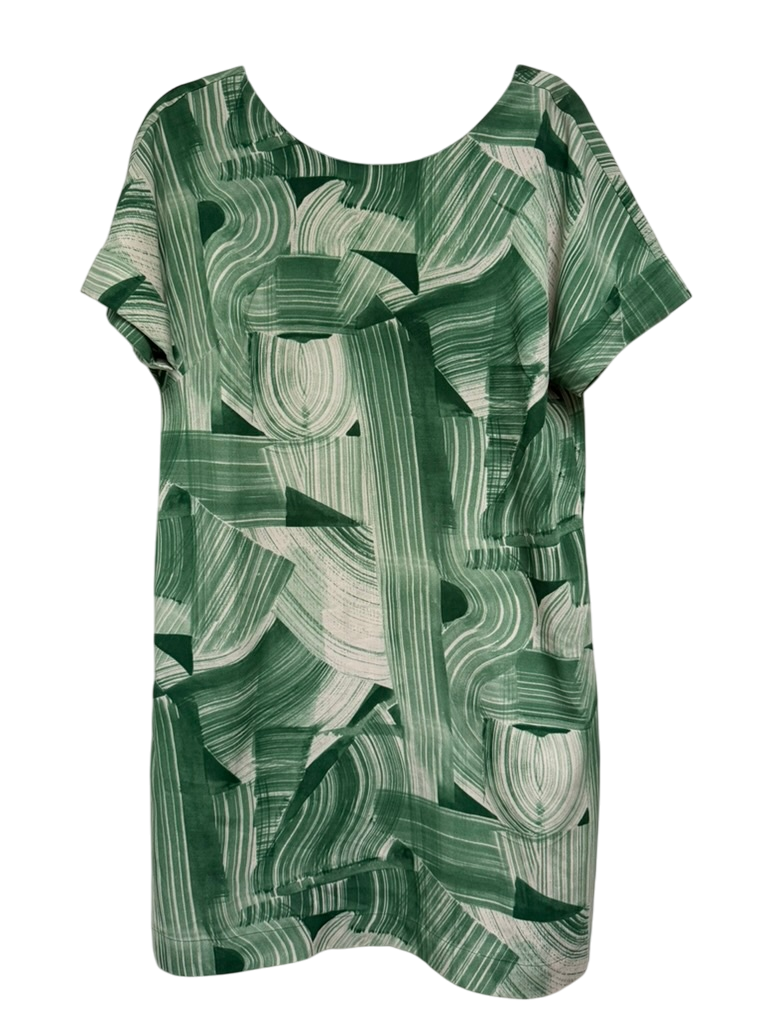 ESSENTIEL ANTWERP Jurk maat 40 groen, wit