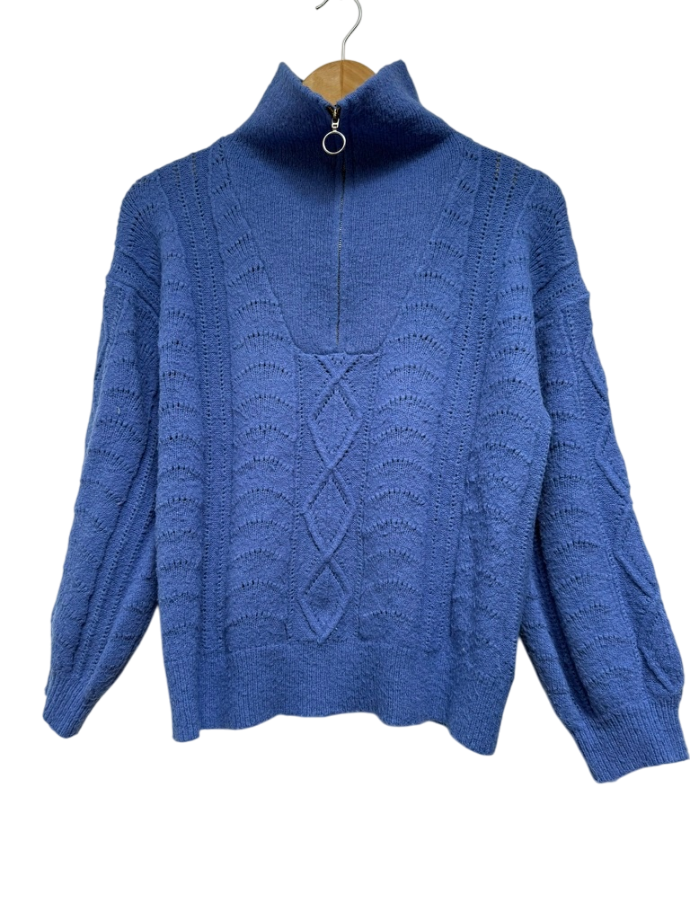 FRNCH Trui maat S Blauw