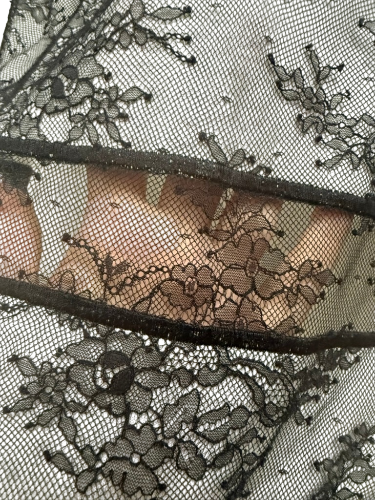 Sandro Paris Top maat M Off-white and Black