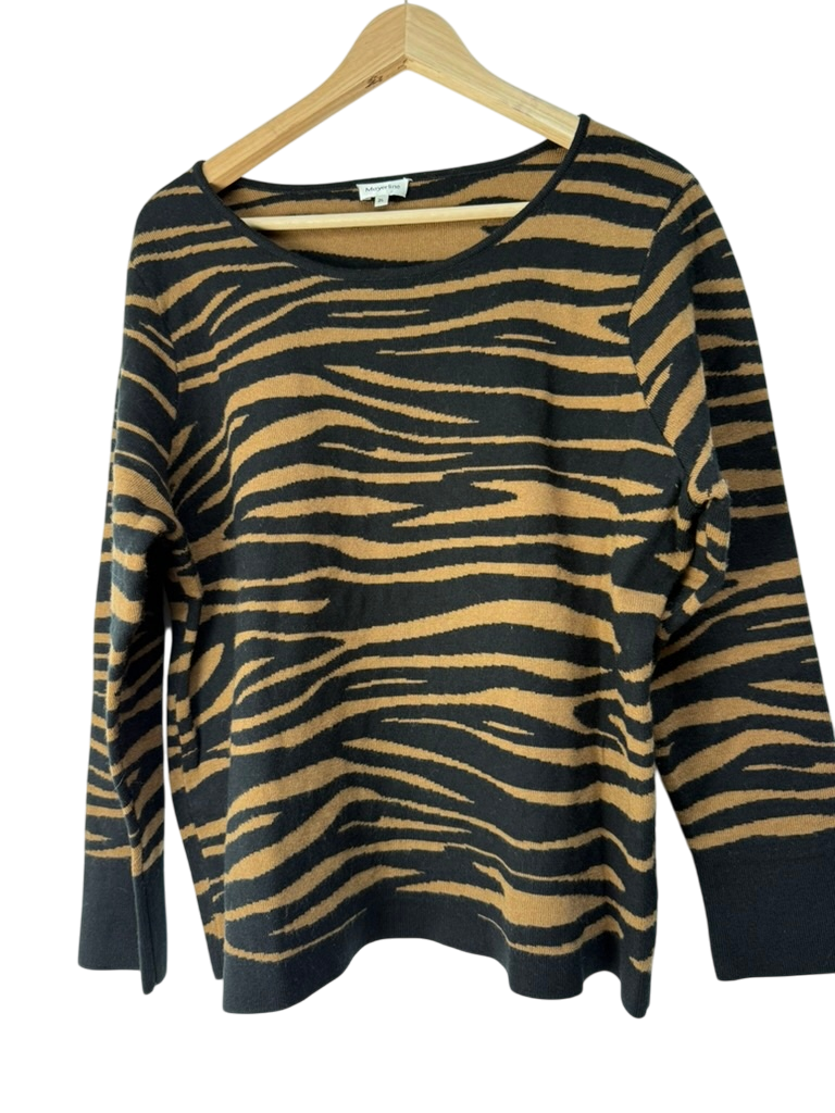 Mayerline Trui maat XXL Beige en zwart