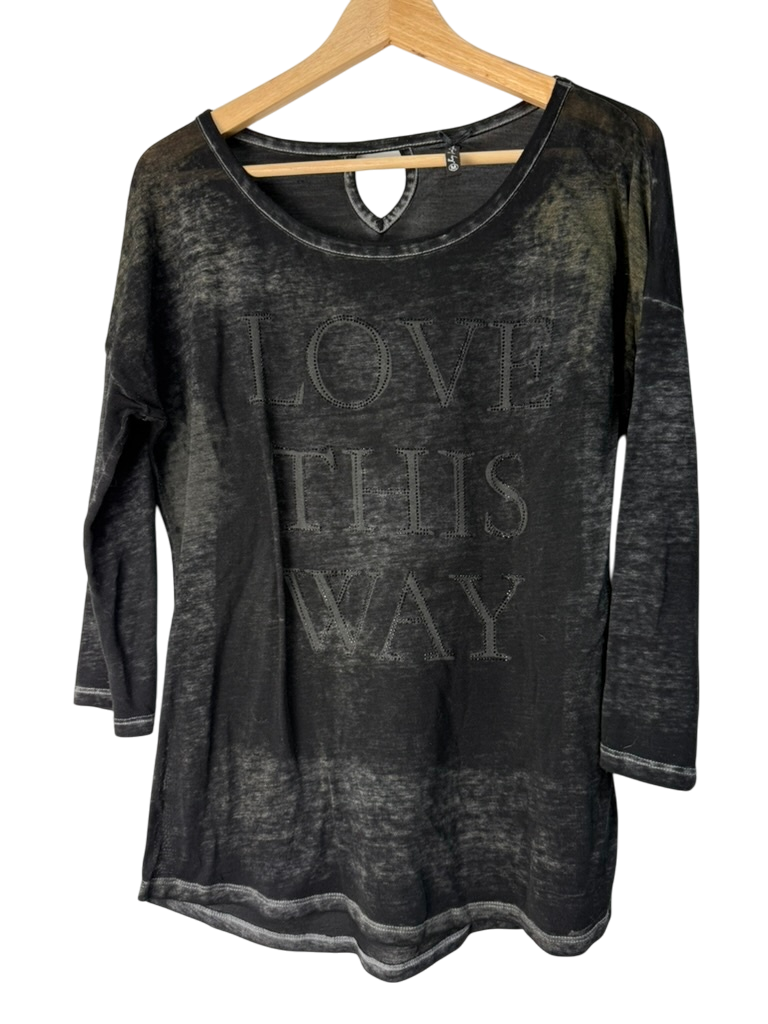 Key Largo Top maat M Zwart