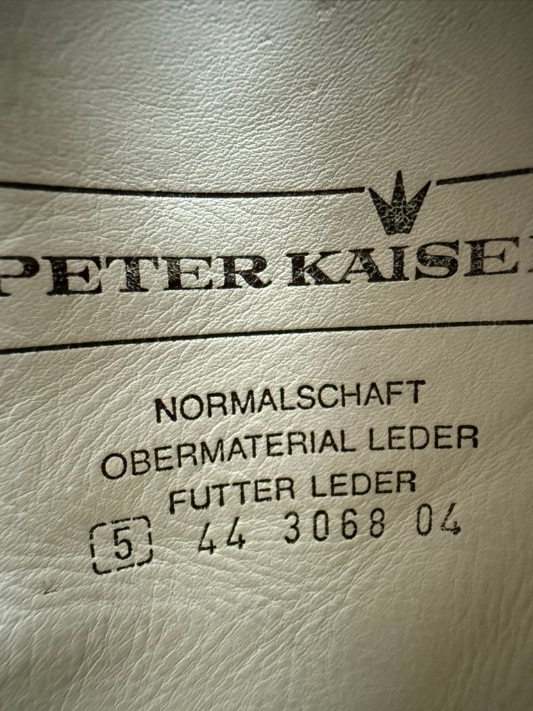 PETER KAISER vintage Laarzen maat 38 zwart