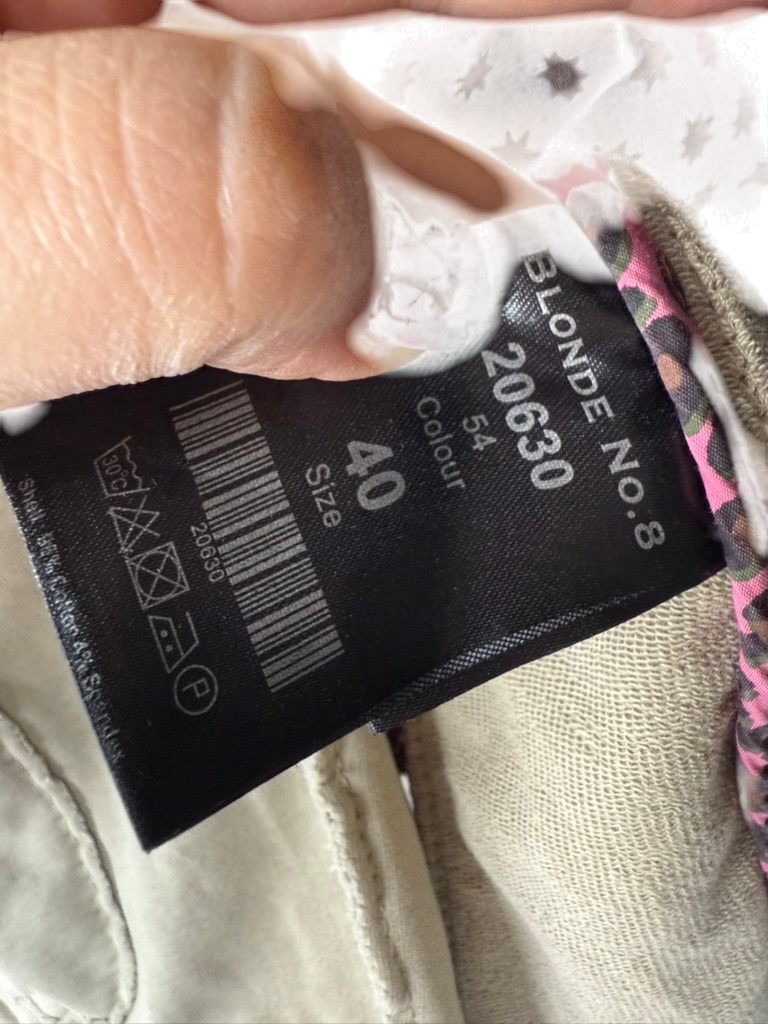 Blonde No. 8 Colbert maat 40 Beige