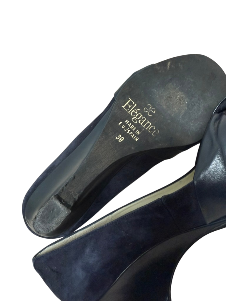 Elegance Pumps maat 39 blauw